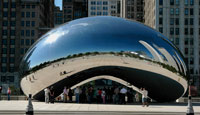 Chicago's Cloud Gate Sculpture